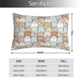 thumbnail image 2 of KLL Lovely Bear Pillow Covers Envelope Closure,Super Soft and Cozy Fuzzy Fleece Pillow Case Cover (No pillow core）, 2 of 5