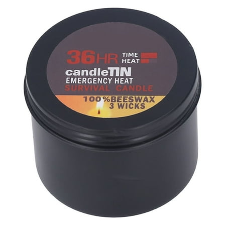 Octpeak Survival Candle,Long Burning Candles,Survival Candle 3 Wicks 36 Hours Burning Natural Sweet Aroma Widely  Portable Emergency Candle For Home Outdoor