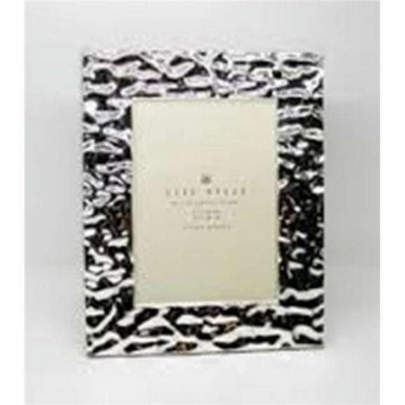 Jiallo 81354 4 x 6 in. Plated Photo Frame - Crinkled Border