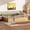 Natural, variant on Queen Montessori Floor Bed with Safety Guardrails, Low Profile Wood Platform Bed Frame, No Box Spring Needed, for Shared Bedroom, White