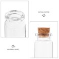 thumbnail image 3 of Glass Spell Jars Bottle 24 Pcs Tiny Glass Bottles For Message Container, 3 of 9