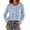 Blue, variant on Long Sleeve Cardigan for Women Knit Crochet Button Down Sun Protection Cover Up Trendy Summer Sweaters for Casual Vacation