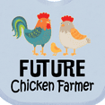thumbnail image 4 of Inktastic Future Chicken Farmer Childs Boys or Girls Baby Bib, 4 of 4