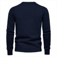 thumbnail image 4 of Vedolay Mens Sweaters 2023 Long Sleeve Pullover Sweater with Plus Size Blue,2XL, 4 of 5