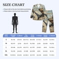 thumbnail image 4 of Picia Wood Grain Shark Pattern Men’s Long-Sleeve Sleepwear Set - Soft 2-Piece Loungewear with Pockets, Comfy PJs for Relaxing Nights-XX-Large, 4 of 7