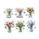thumbnail image 4 of 6 piezas de pegatinas de pared florales de primavera, arte de hojas , decoración del hogar, calcomanías de vinilo para pared para guardería,, 4 of 9