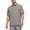 Grey, variant on Men’s Short Sleeve Woven Tech Shirt (Blue, Medium)