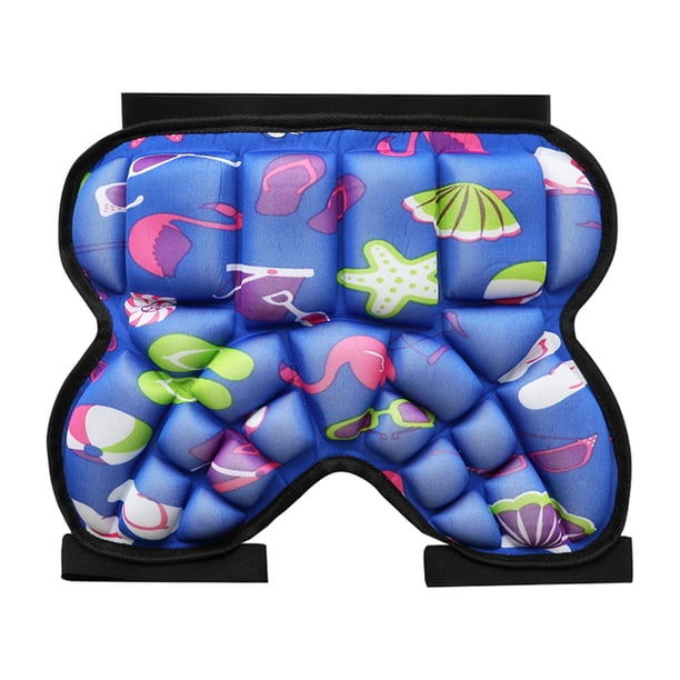 Pantalones Cortos Sunnimix Con Protección De Cadera Acolchados 3D Pad A Prueba De Golpes Azul