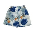 thumbnail image 2 of Spazoro Toddler Boys Girls Shorts, Summer Printed Elastic Waist with Pockets Casual Shorts for Boys White Size 9 T, 2 of 3
