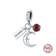thumbnail image 3 of Colgante de plata esterlina DIY con piedra natal de enero TUNC Sencillez, 3 of 5