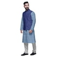 thumbnail image 2 of Atasi Printed Long Sleeve Classic Ethnic Kurta Pyjama Set For Mens Casual Wear, 2 of 5