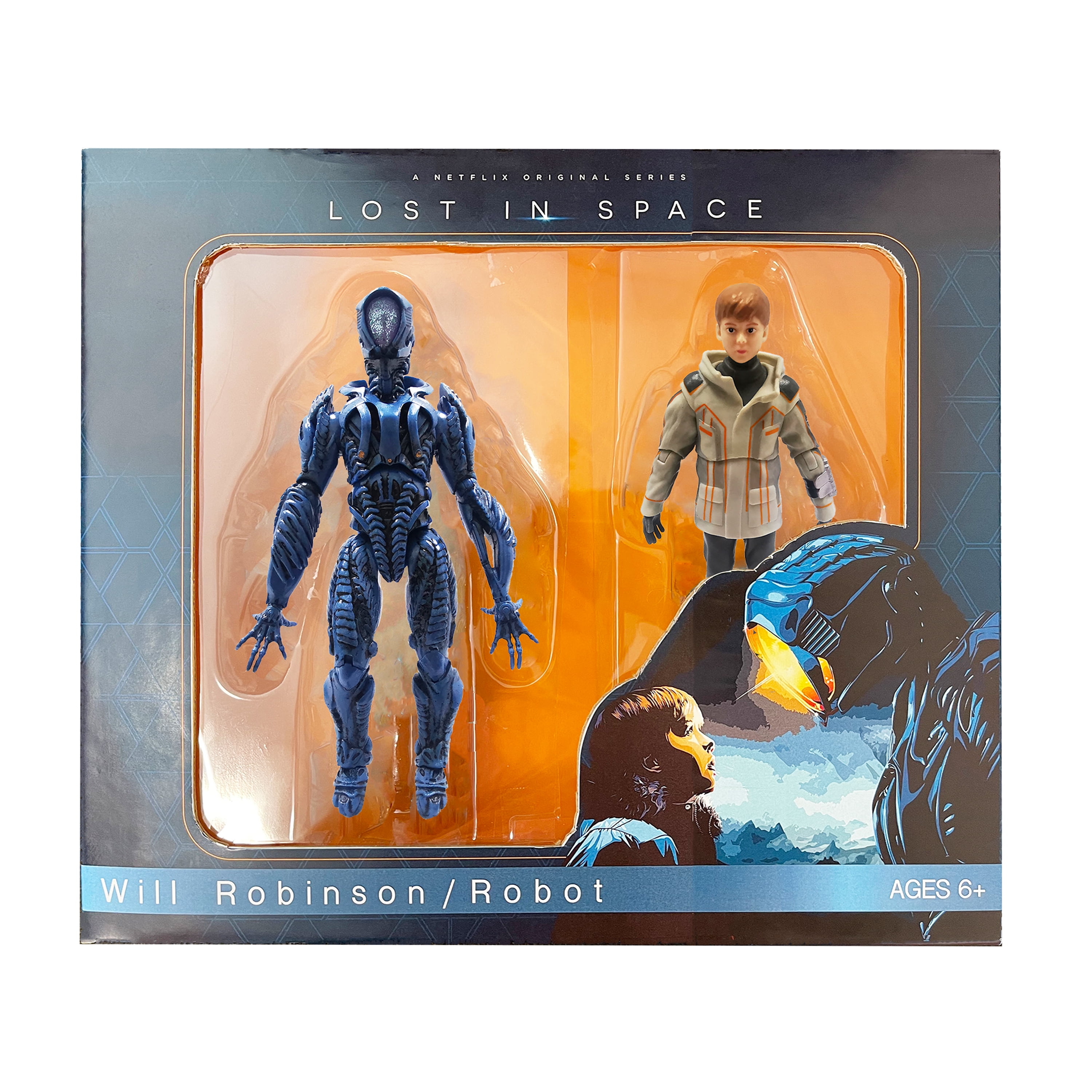 Netflix Lost in Space Robot Will 2 Pack Walmart Exclusive Collectible Vinyl Figures