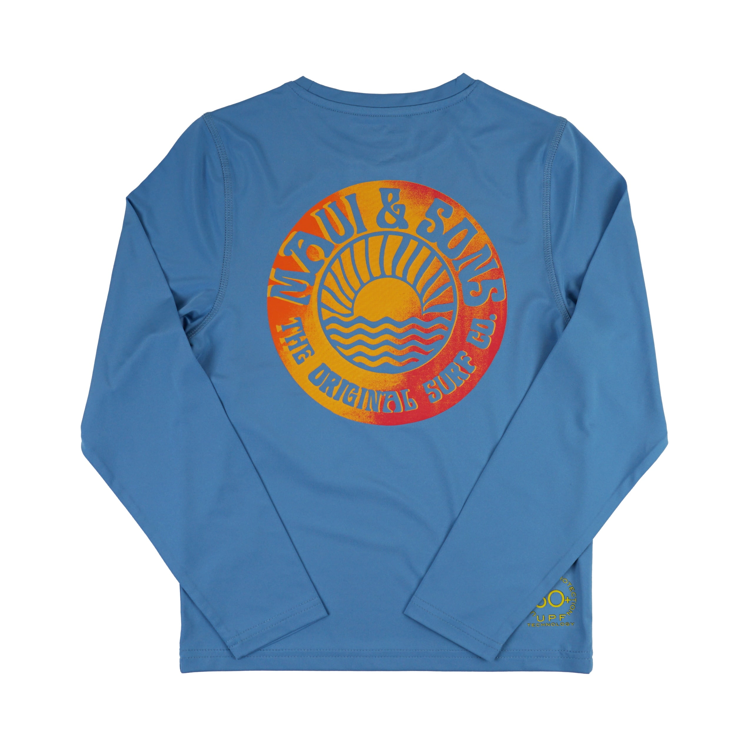Maui and Sons Sundownder Long Sleeve Sun Shirt for Girls Made With 50+ UPF Protection Moisture Wicking Fabric Designed for Everyday Comfort