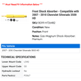 thumbnail image 2 of Front Shock Absorber - Compatible with 2007 - 2010 Chevy Silverado 3500 HD 2008 2009, 2 of 2