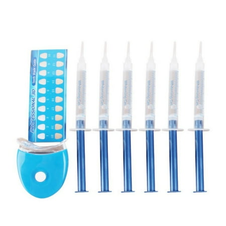 Teeth Whitening Kit - LED Light, 44% Carbamide Peroxide Dental Bleaching System Oral Gel Kit Tooth