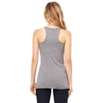 thumbnail image 3 of Women's Fashionista Triblend Racerback Tank Top, 3 of 3
