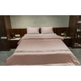 thumbnail image 2 of BedDecor Egyptian Cotton Bedding Set - Oversize King Size 3pc Luxury Cotton Duvet Cover Set with Pillowcases Peach, 2 of 5