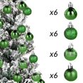 thumbnail image 2 of 24Pcs Christmas Balls Ornaments Shatterproof Xmas Tree Decorations 1.18 Inch Hanging Ball Set for Holiday Wedding Party Home Decor, Christmas Baubles for Indoor Outdoor Festival Decorating, 2 of 9