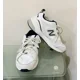 thumbnail image 3 of New Balance 608 V5 White Navy Retro Sneakers Men Size 8, 3 of 6