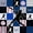 Blue, variant on Castle Fairy Sport Baseball Collage Twin Bedding 7-Piece, Geometric Plaid Bedding Comforter Set, Navy Red Black,Black Reversible