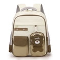 thumbnail image 1 of Ediodpoh Large Capacity Lightweight Backpack For Students Kids Comfortable Durable School Bookbag With Cartoon Design Khaki, 1 of 2