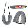thumbnail image 1 of Almohada para el Cuello de Viaje Que Se Puede Rellenar con Ropa,Almohada para el Cuello Rellenable para Viajar,Almohada para el Cuello Rellenable con Almacenamiento Adicional Gris, 1 of 6