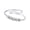 B, variant on Waterproof Simple Dating Rings Adjustable Open Finger Rings Rotating Beads Jewelry Suitable for Party and Daily Wear