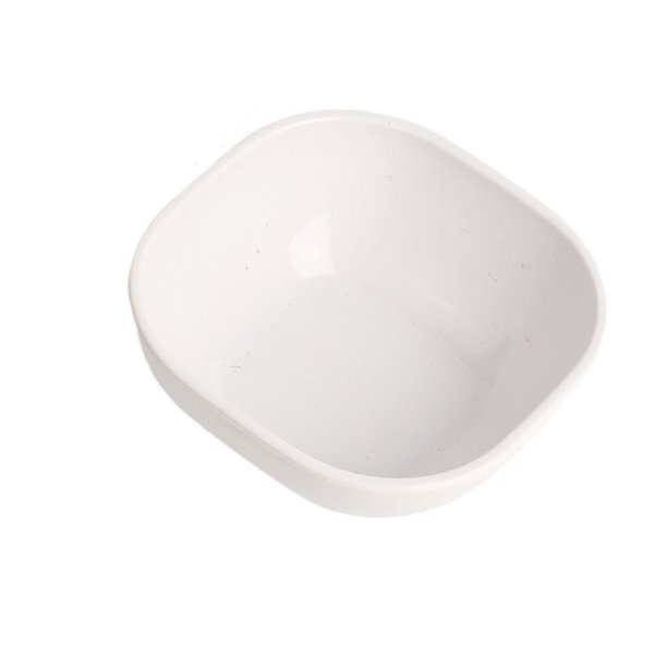 Nvzi Bol de plástico blanco con forma de paja de trigo - 6 piezas, 9,4 x 9,4 cm, sin BPA, ligero y duradero, apilable, ideal para sazonar, dar sabor y cocinar ingredientes.