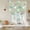 Green, variant on Easter Bunny Tie Up Curtains 45 Inches Long, Kitchen Window Curtains Over Sink, Colorful Eggs Spring Leaves Daisy Yellow Green Check Window Curtains Balloon Curtains Valances for Bedroom 34"x45"