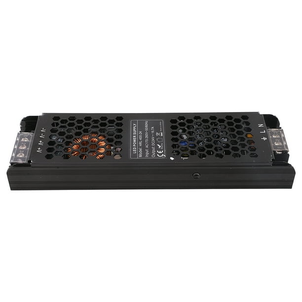 Fuente de alimentación conmutada de voltaje constante de 400 W para transformador adaptador de tira LED larga CA 170-260 V CC 24 V