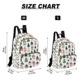 thumbnail image 2 of FORMRS Mini Backpack Purse for Women Travel Daypack Casual Shoulder Bag, Orange Christmas House, 2 of 7