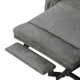 thumbnail image 2 of MCombo Small Triple Motor Power Lift Recliner Chair for Petite Elderly, Adjustable Headrest, Infinite Position, Fabric(Grey), 2 of 10