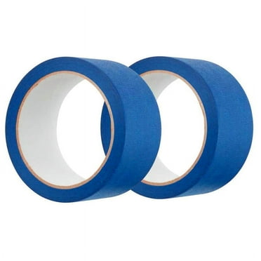 2Pcs Blue Painters Tape 2 Inches Wide,Removable Masking Tape