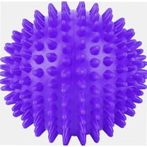 Spiky Massage Ball Roller Massager Ball for Foot Back Trigger Point Therapy, Myofascial Release, and Muscle Recovery.(S-Purple)