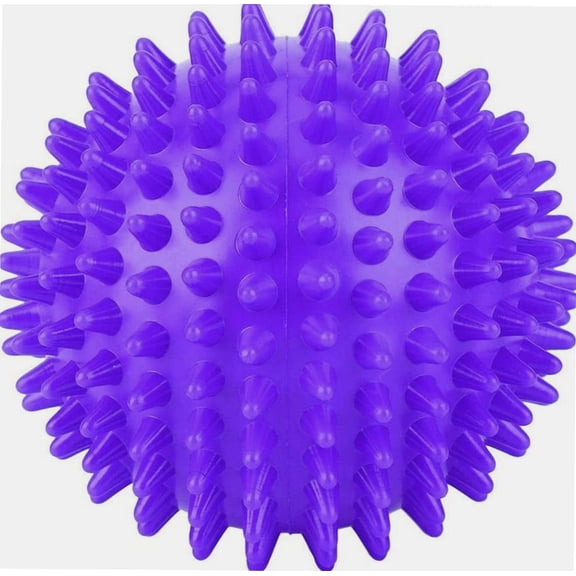 Spiky Massage Ball Roller Massager Ball for Foot Back Trigger Point Therapy, Myofascial Release, and Muscle Recovery.(S-Purple)