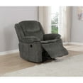 thumbnail image 2 of Jennings Upholstered Motion Glider Recliner Charcoal, 2 of 8