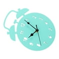 thumbnail image 2 of Reloj despertador de madera para habitación infantil, estilo nórdico, decorativo, para dormitorio, cocina, oficina, silencioso, rústico, estilo granja., 2 of 7