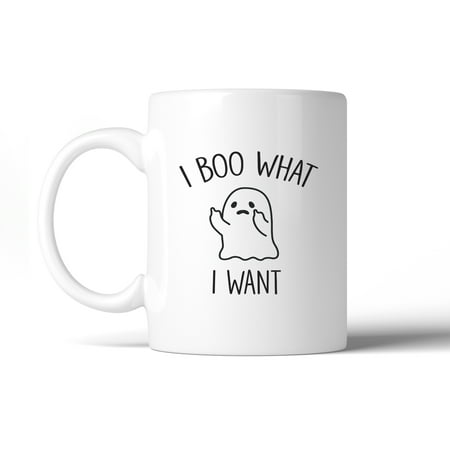 I Boo What I Want Ghost Coffee Mug For Halloween Decorative Gifts