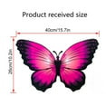 thumbnail image 3 of HCTSHG Large Size Butterfly Wall Stickers, Adhesive Decorative Wall Decals, for Living Room, Bedroom, Girls Room, Women's Room, Office, Nursery, and Home Wall Decor, 3 of 6