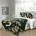 thumbnail image 4 of Modern Duvet Cover Set Paisley Home Bedclothes Bedspreads Bedroom Decor Bedding Cover Set,Full (80"x90"), 4 of 6