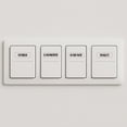 thumbnail image 6 of 660 Pcs Home Office Identification Light Switch Labels Transparent Switch Identification Stickers Label Waterproof Switch Panel Label, 6 of 7
