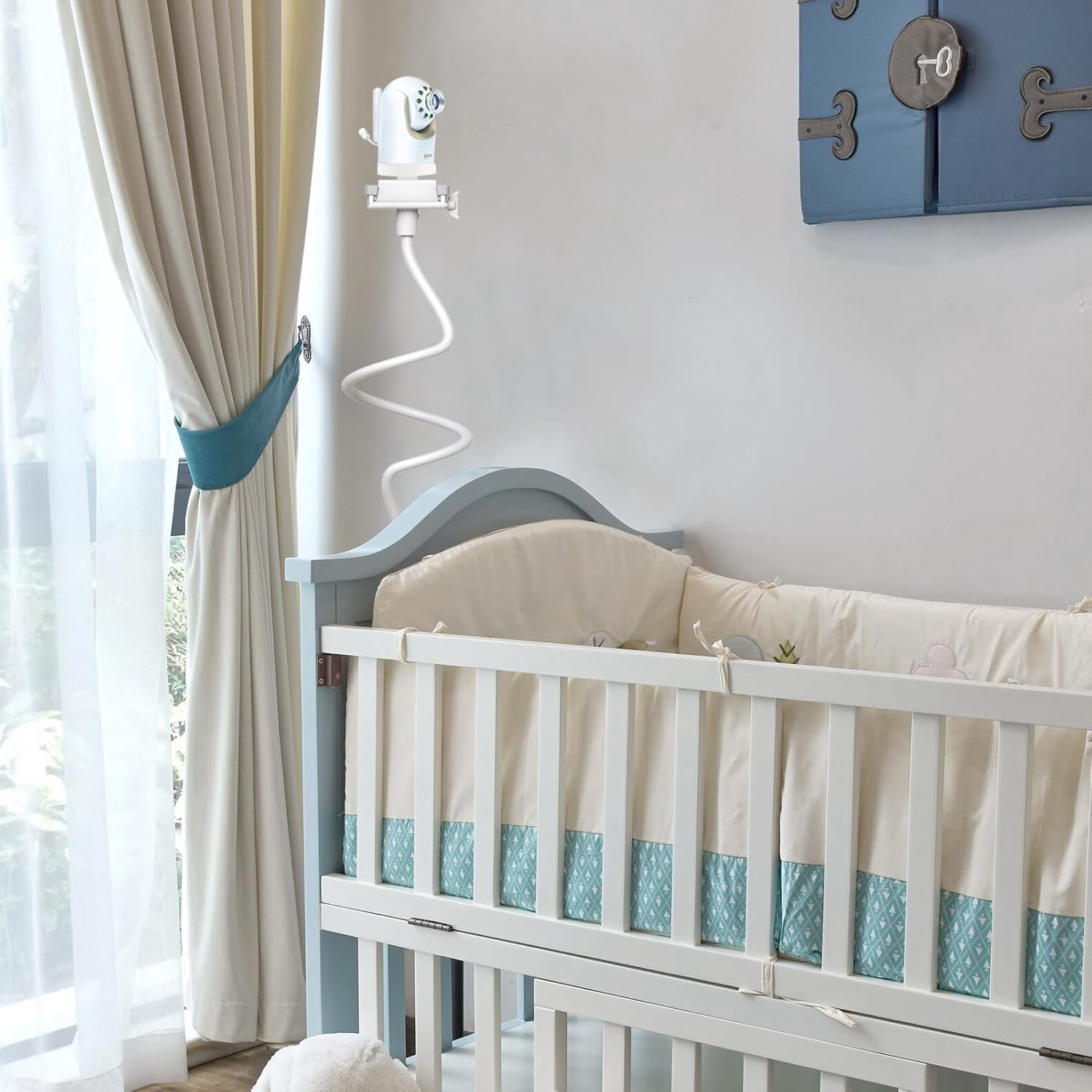 Baby Camera Mount Flexible Baby Monitor Holder Stan Shelf Compatible with Infant Optics DXR-8 and DXR-8 PRO Baby Monitor,Any Cameras with 1/4" Screw Stan(33.4 inch/Camera Not Included)