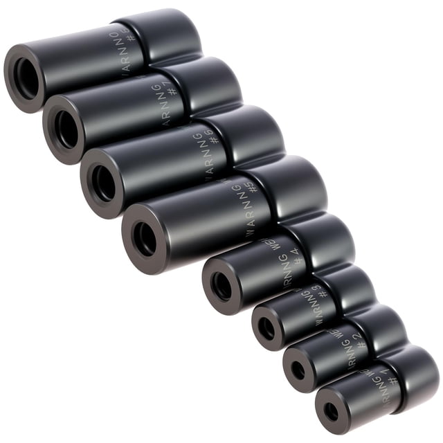Tap Socket Set 8-Piece Tap Socket Set - 1/4" & 3/8" Drive Mcti Standard Kit W/ Socket Holder | Fractional Mechanic Tool Set by Goohae