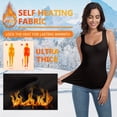 thumbnail image 5 of Thermal Fleece Lined Tank Top for Women Sweetheart Neck Camisole Sleeveless Slim Fit Base Layer Thermal Underwear, 5 of 6