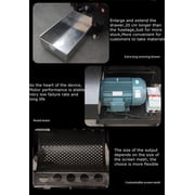INTSUPERMAI Automatic Plastic Shredder Plastic Bottle Recycling Crusher 220V 250 Type