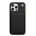 thumbnail image 3 of BKS-003 For iPhone 16 Pro Case Tri-Fold Card Holder Kickstand TPU Leather Back Cover with Shoulder S, 3 of 5