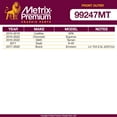 thumbnail image 2 of Metrix Premium Chassis Parts - 2 PC Front Outer Tie Rod End Kit Fits 10-16 Cadillac SRX, 10-22 Chevrolet Equinox, 10-22 GMC Terrain, 11 Saab 9-4X, 17-20 Buick Envision, ES800640, Made in Europe, 2 of 6