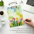 thumbnail image 4 of FMSHPON Spring Tulip Flower Clipboard Hardboard Wood Nursing Clip Board and Pull for Standard A4 Letter 13x9 inches, 4 of 7