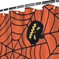 thumbnail image 3 of Halloween Spider Web Silhouette Pattern Shower Curtain 72"x84" ,Bathroom Decorative Shower Curtains Set with 12 Hooks,Modern Waterproof Washable Shower Curtain, 3 of 6