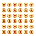 thumbnail image 1 of 200 cuentas sueltas para hacer collares, cuentas con diseño de béisbol, cuentas espaciadoras acrílicas para bricolaje, 1 of 8